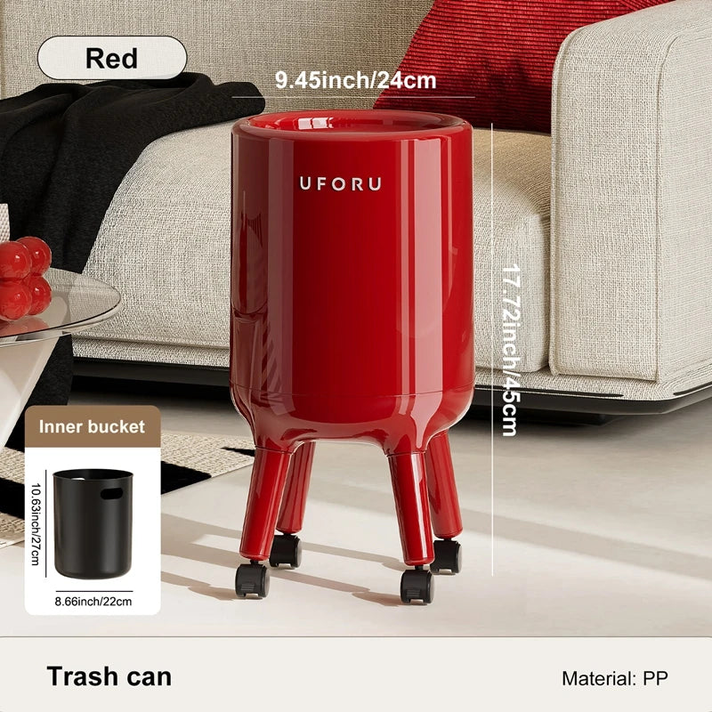 Large Capacity Lidded Trash