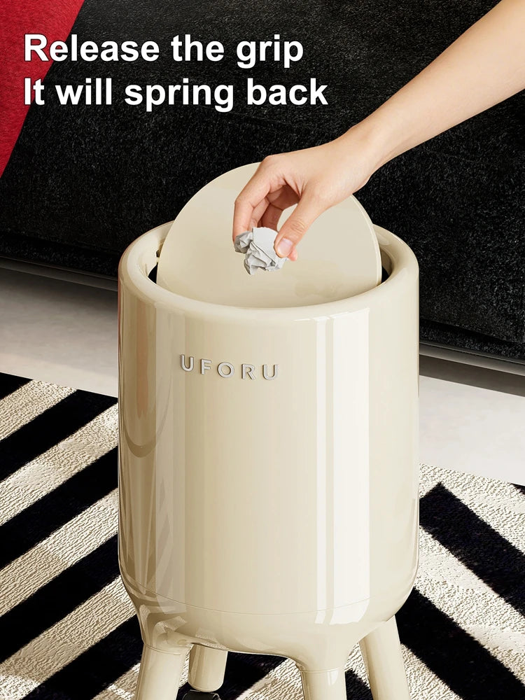 Large Capacity Lidded Trash