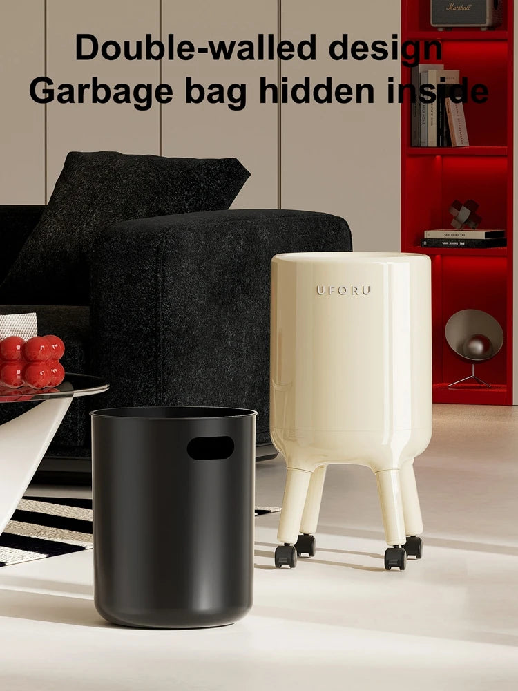 Large Capacity Lidded Trash