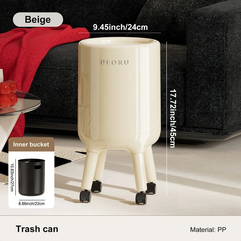 Large Capacity Lidded Trash
