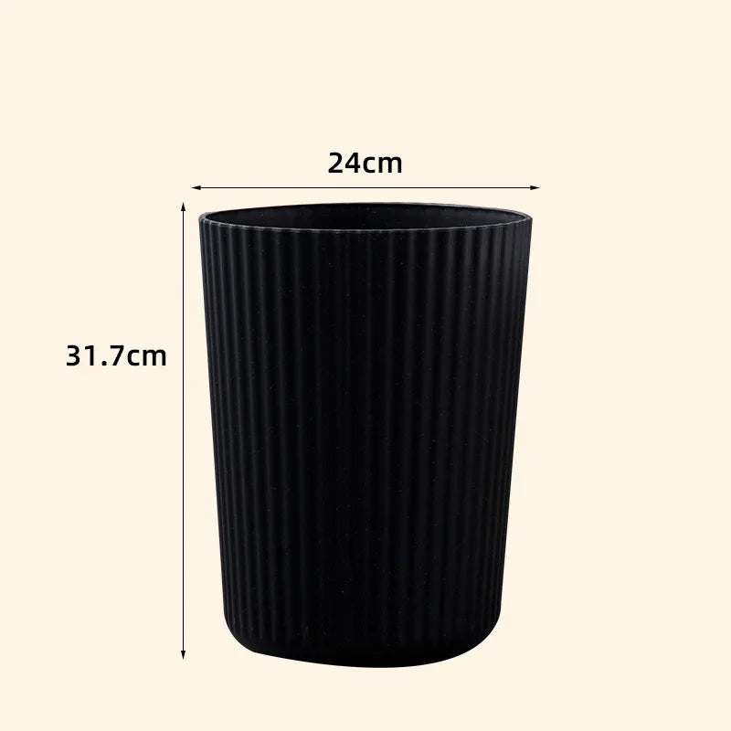Round Plastic Wastebasket