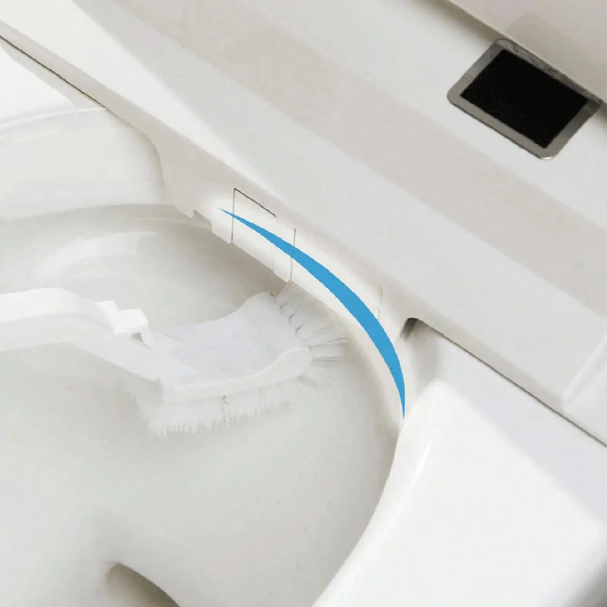 Space-Saving Bathroom Trash Can