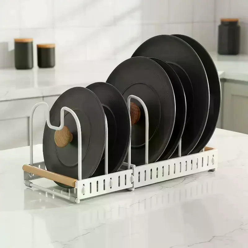 Expandable Pots & Pans Organizer