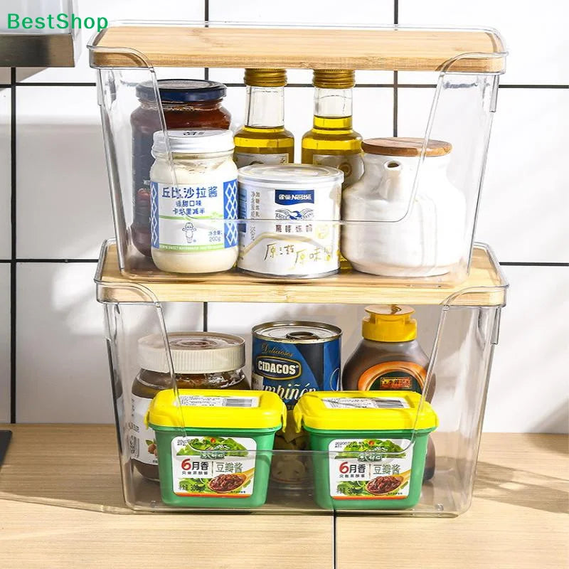 Stackable Pantry Storage Bins