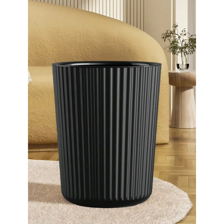 Round Plastic Wastebasket