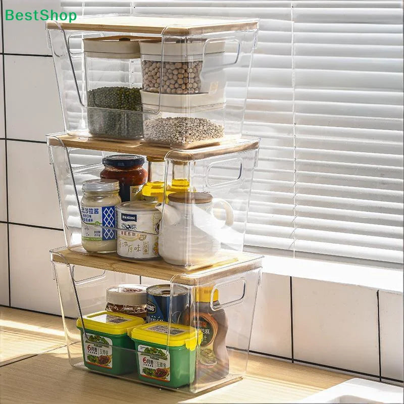 Stackable Pantry Storage Bins