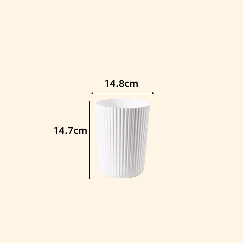 Round Plastic Wastebasket