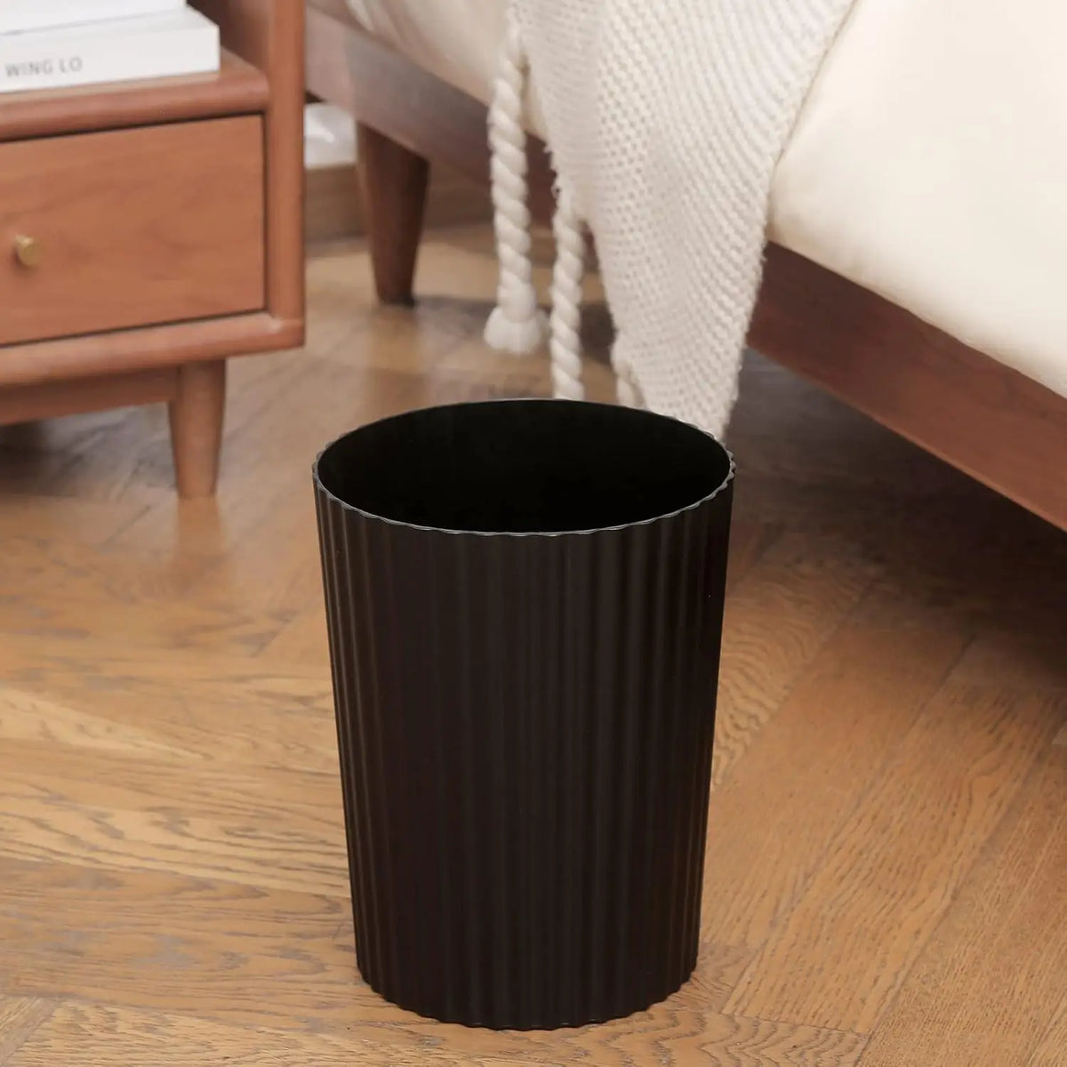 Round Plastic Wastebasket