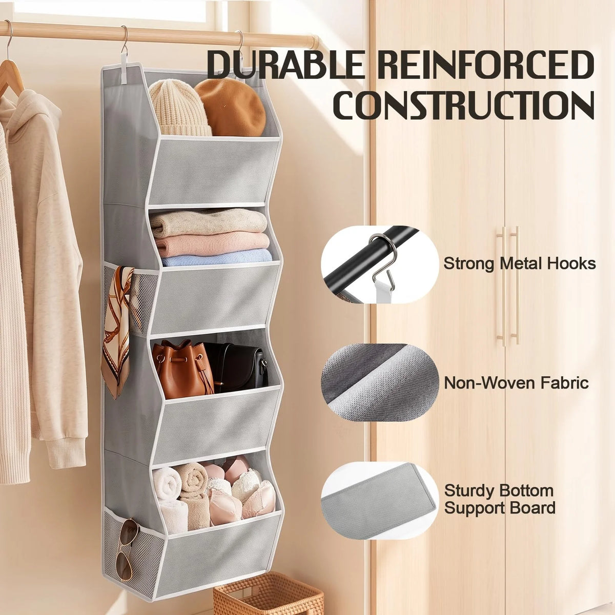 Collapsible Fabric Closet Organizer