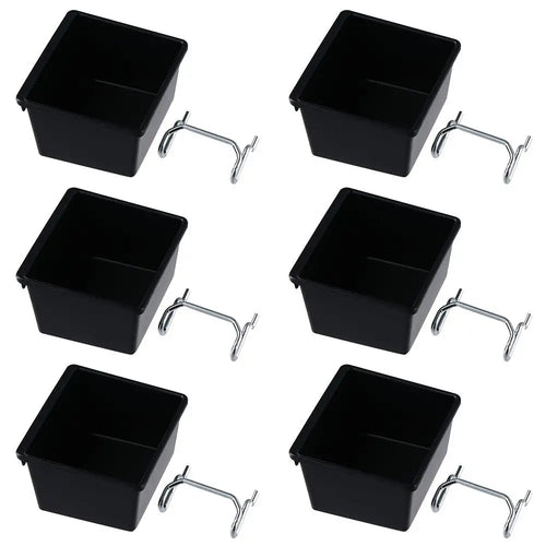 1/6 Set Office Workshop Organizing Accessories Tools Storage Pegboard Box Holder Hooks Pegboard Bins