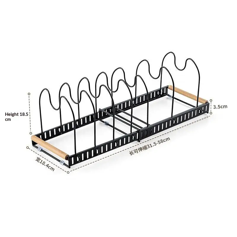 Expandable Pots & Pans Organizer