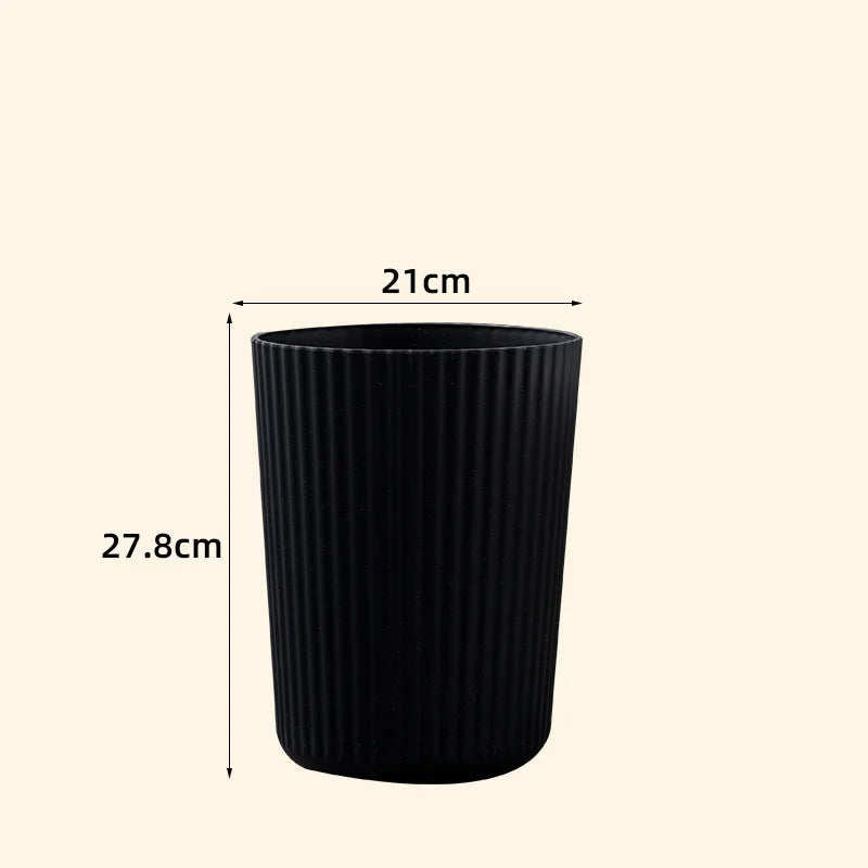 Round Plastic Wastebasket