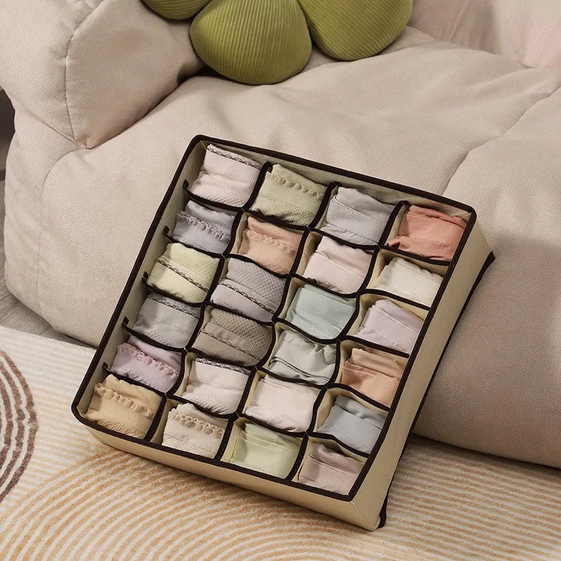 Drawer Organizer Dividers Box Foldable Socks Pants Bra Underwear Storage Box Closet Organization and Storage For Bedroom Home