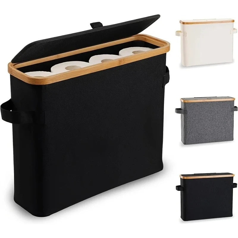 Toilet Paper Storage ,Ultra-Thin Roll Paper Storage for Storing Tissues and Accessories, Toilet Paper and Clothing Storage
