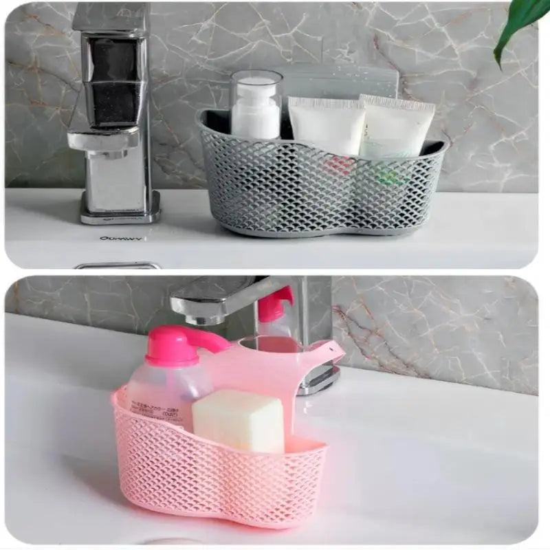 NEW!Sink Draining Hanging Basket Adjustable Kitchen Accessories Sink Bag Soap Sponge Shelf Faucet Holder For Bathroom