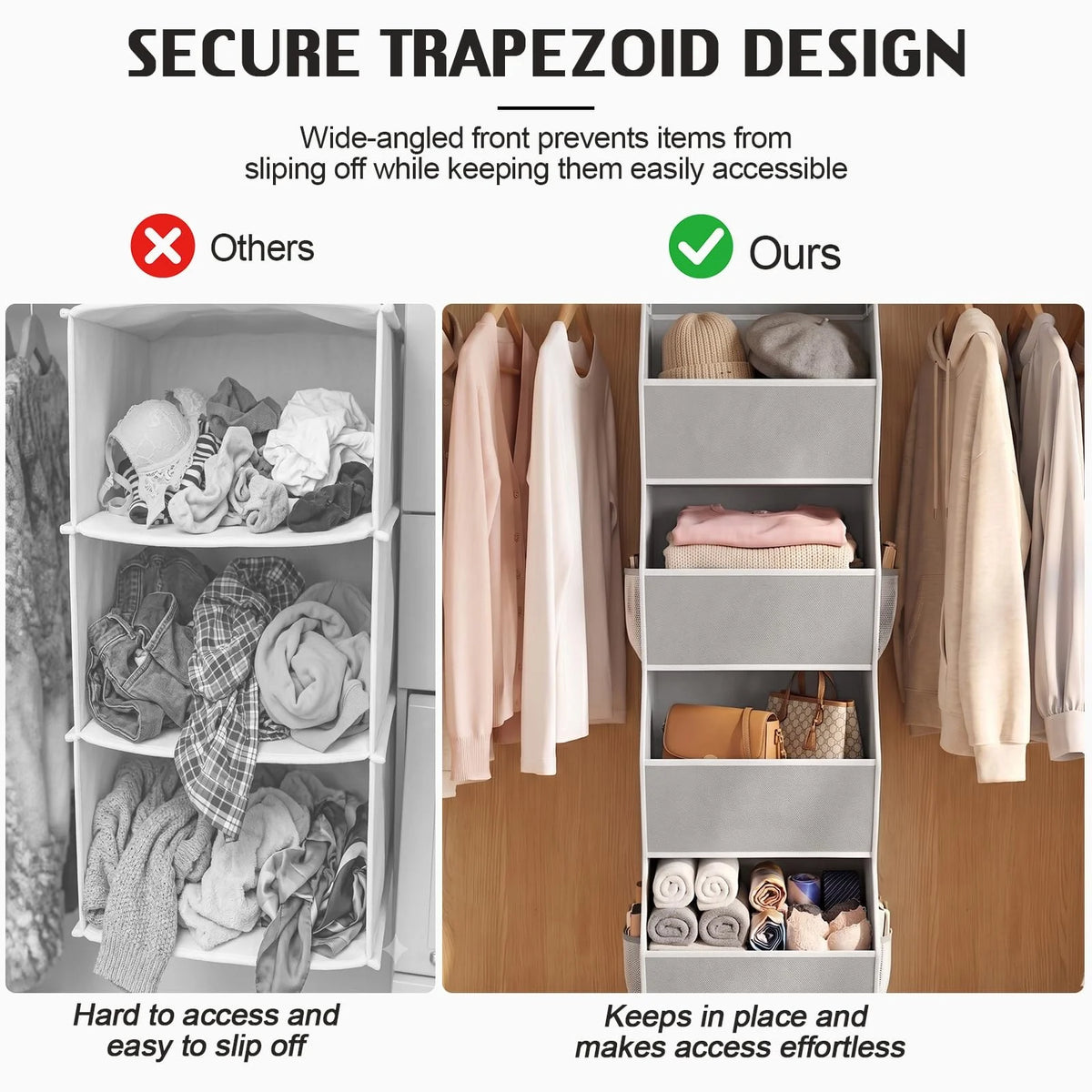 Collapsible Fabric Closet Organizer
