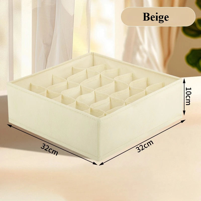 Drawer Organizer Dividers Box Foldable Socks Pants Bra Underwear Storage Box Closet Organization and Storage For Bedroom Home