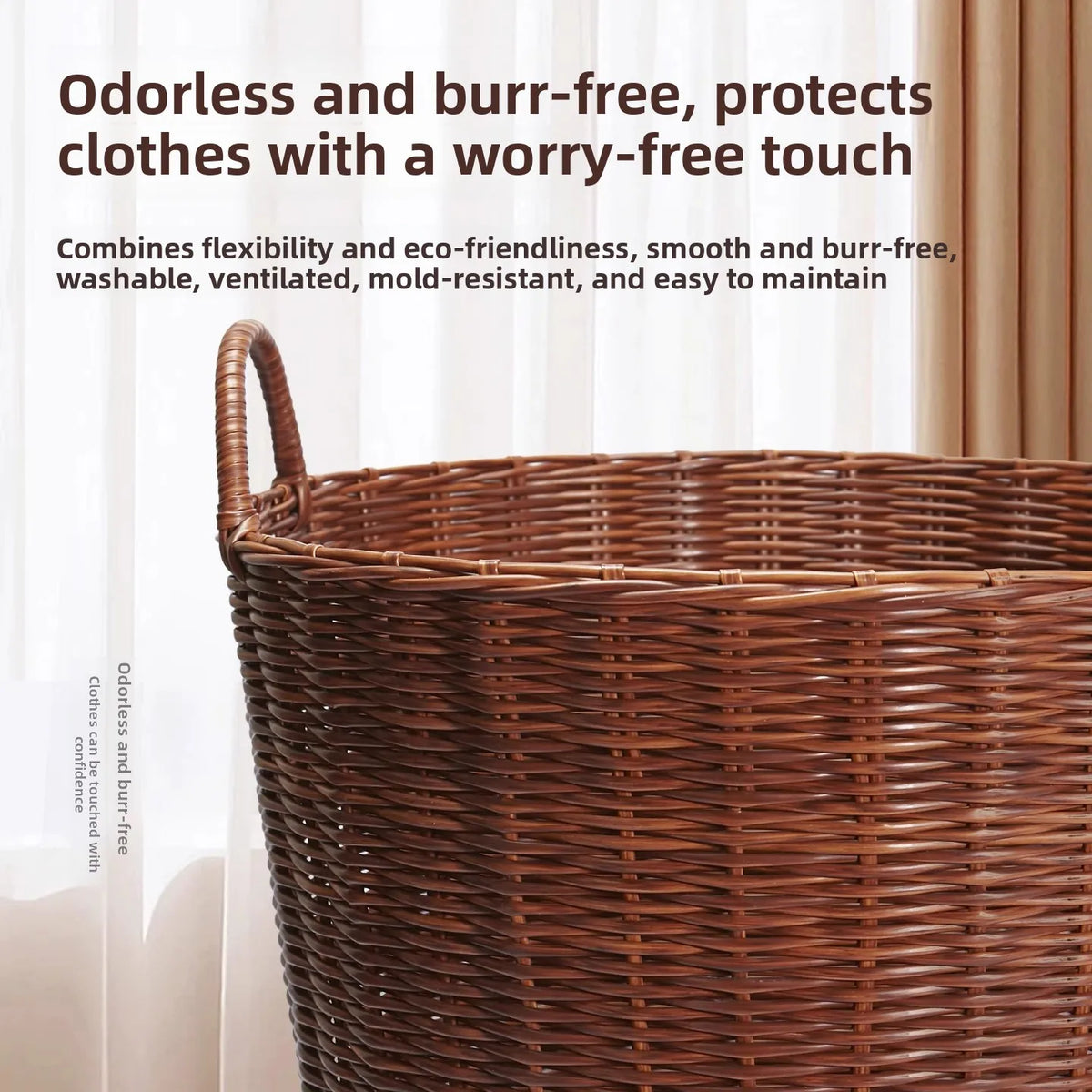 Large Capacity Laundry Hamper Aesthetic Value Storage Basket for Home Use Bathroom Dirty Clothes Basket Popular Online