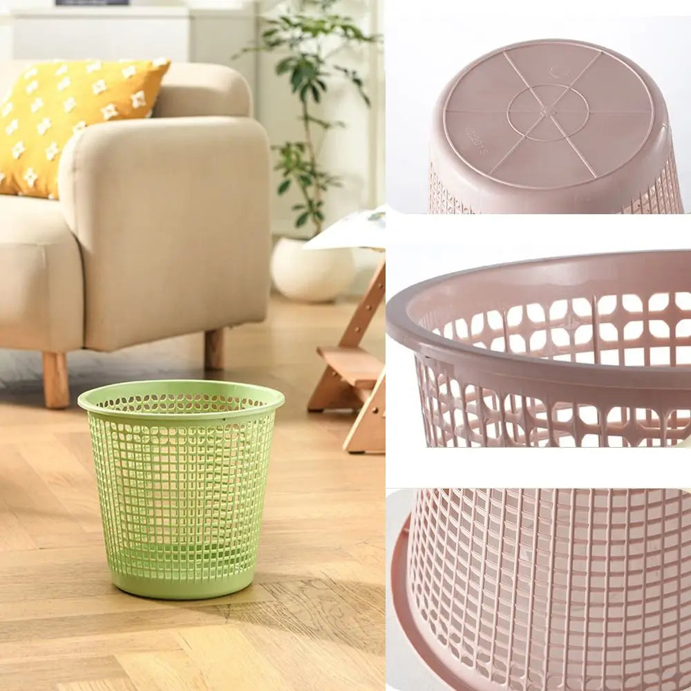 Fashion Plastics Trash Can Household Keep Hands Clean Withdrawing Trash Can Toilet Waste Bin for Home&Kitchen