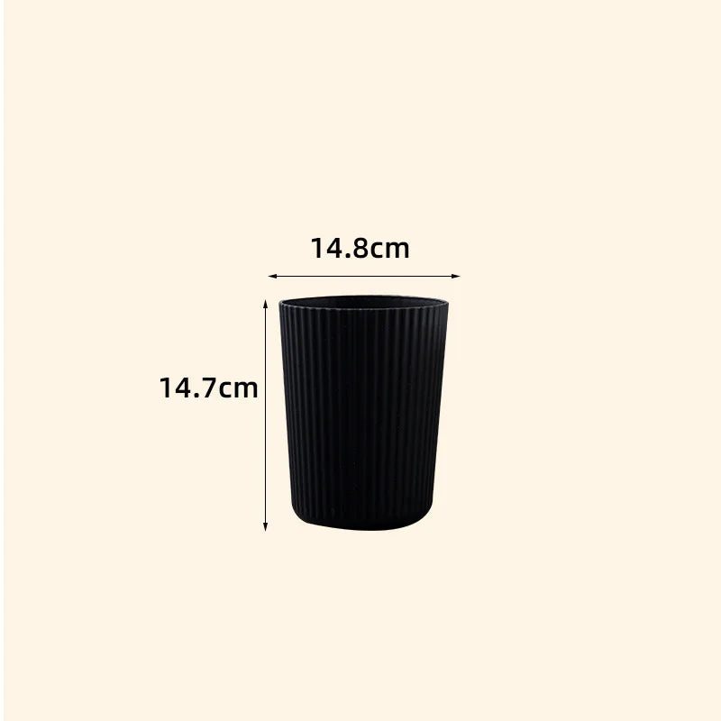 Round Plastic Wastebasket