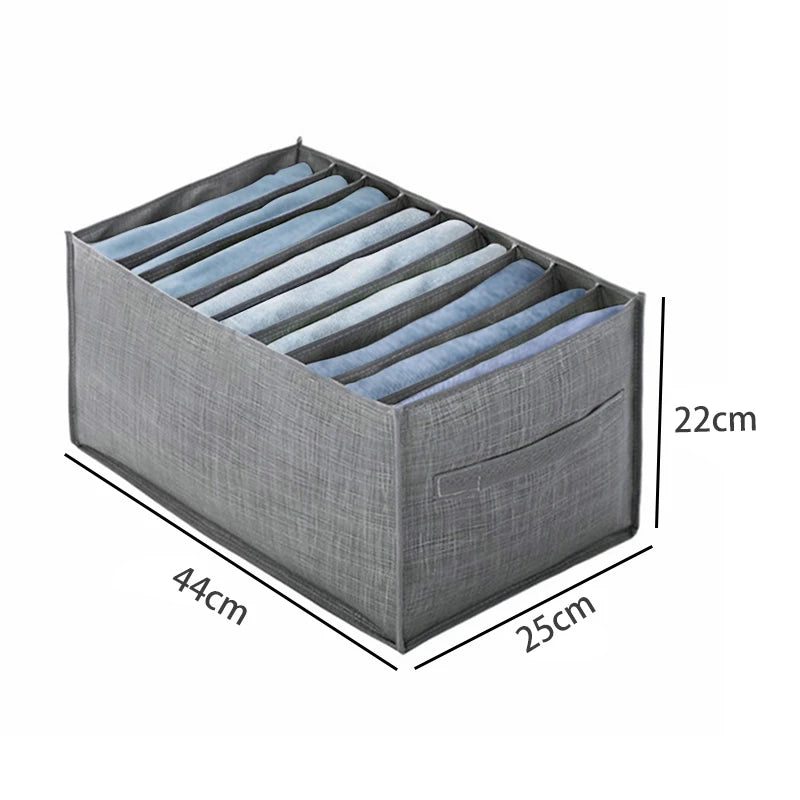 Closets Clothes Organizer Pants Jeans Storage Box Cabinet Organizer Drawers Underwear Socks T-Shirt Wardrobe Storage Organizers