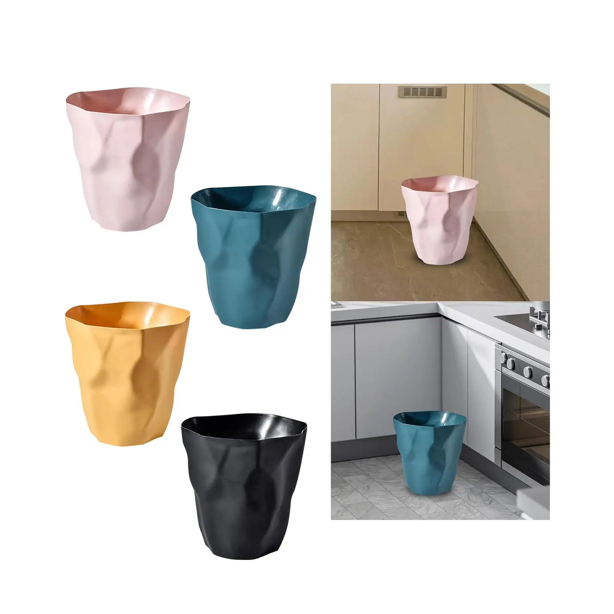 Minimalist Lidless Wastebasket