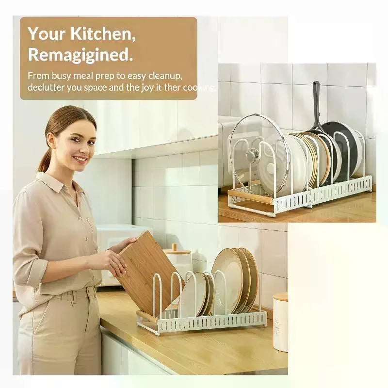 Expandable Pots & Pans Organizer
