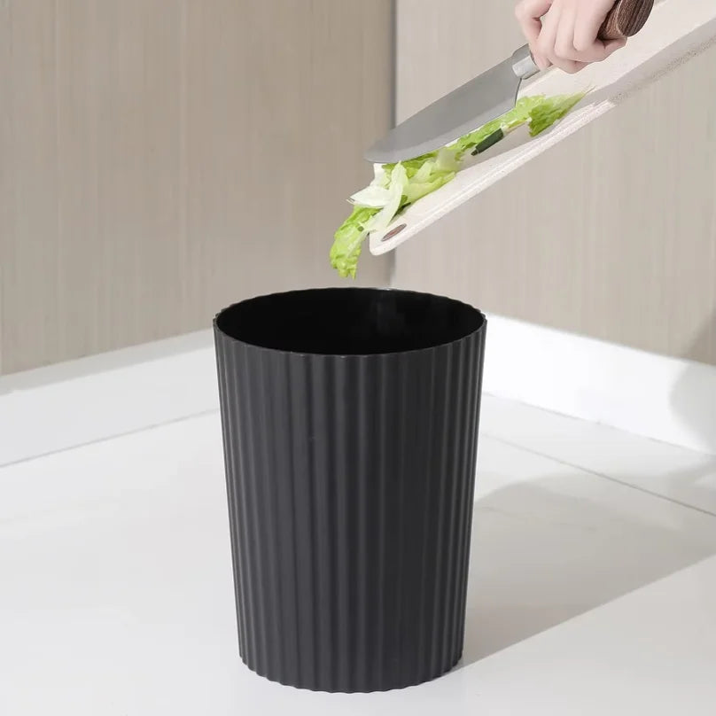 Round Plastic Wastebasket