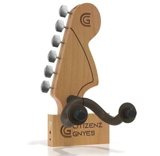 CITIZENZ GNYES Guitar Wall Mount with Multicolored LED Light